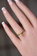 2.11 ct Yellow Fancy Cut Ceylon Sapphire Unheated Gemstone