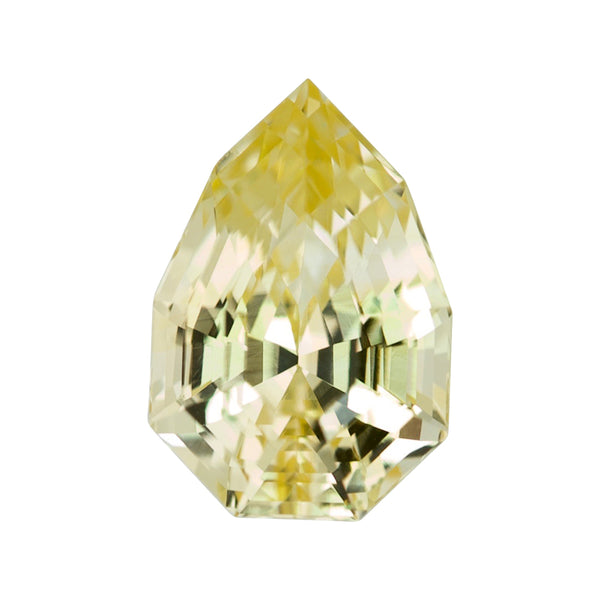 2.11 ct Yellow Fancy Cut Ceylon Sapphire Unheated Gemstone