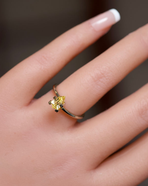 1.12 ct Yellow Fancy Cut Ceylon Sapphire Unheated Gem