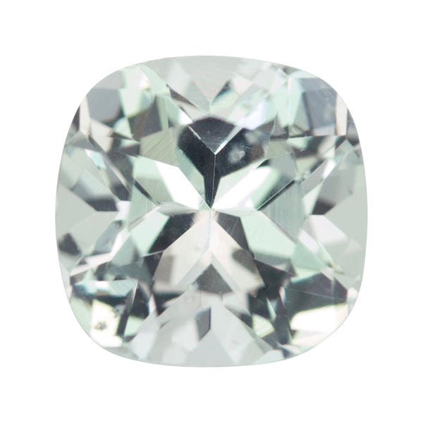 1.45 ct Colourless Square Cushion Ceylon Sapphire Unheated Gem
