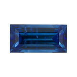 1.53 ct Blue Emerald Cut Ceylon Sapphire Heated Gem