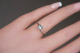0.65 ct Green Emerald Cut Madagascar Sapphire Unheated Gem