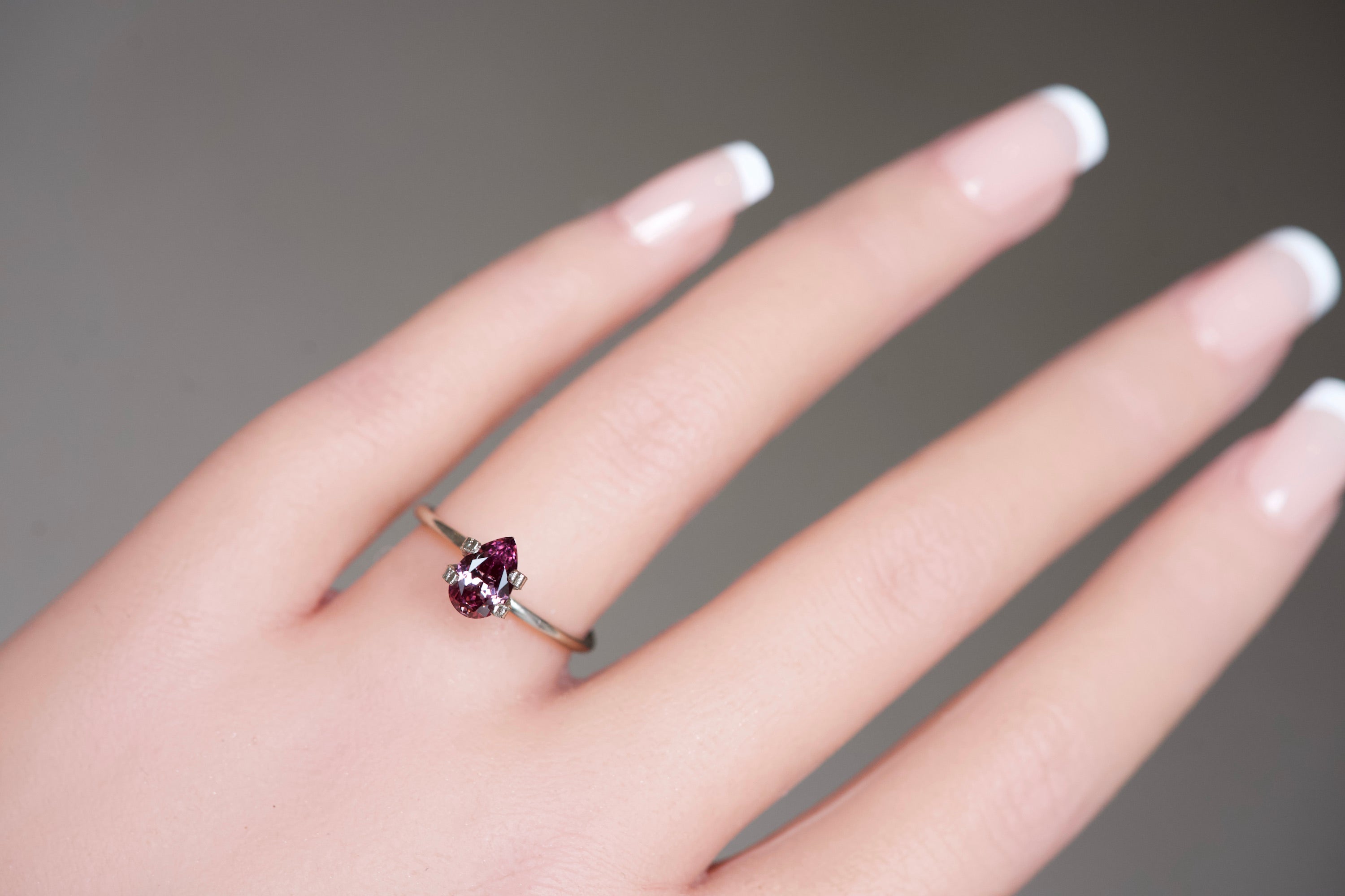 pear cut Brown Sapphire Gemstone