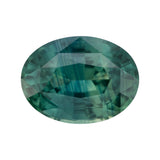 1.55 ct Bluish Green Oval Madagascar Sapphire Heated Gem