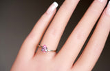Pink Pear Ceylon Sapphire Heated Gemstone