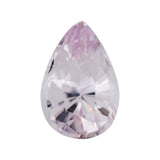 Light Violetish Pink Pear Ceylon Sapphire Unheated Gem