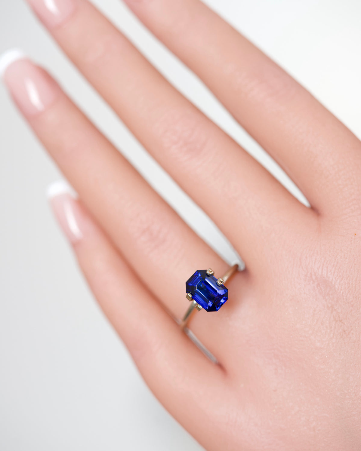 3.18 ct Deep Blue - Royal Blue Sapphire GIA Certified Heated Emerald Cut Gem