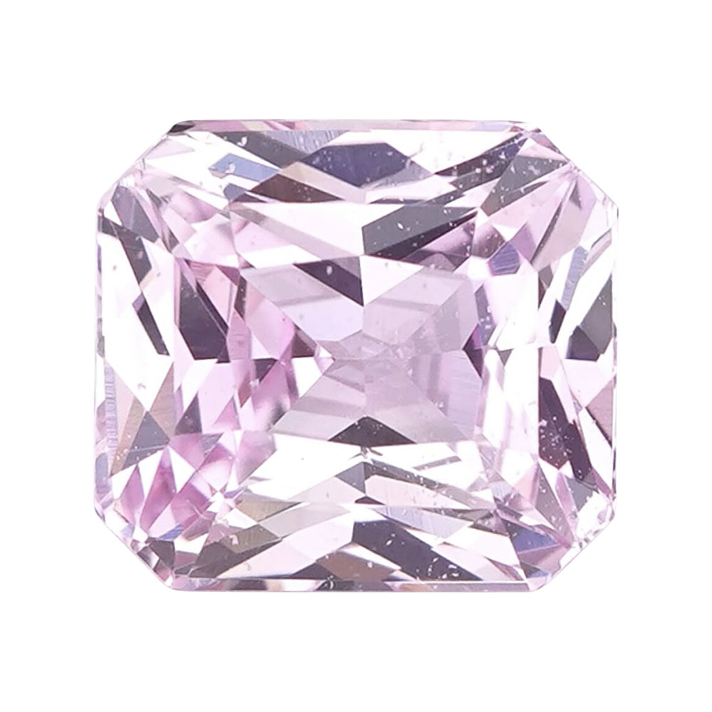 3.14 ct Cherry Blossom Pink Sapphire GIA Certified Heated Radiant Cut Gemstone
