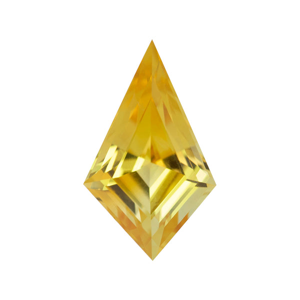 2.43 ct Yellow Fancy Cut Ceylon Sapphire Heated Gemstone