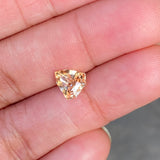 1.53 ct Ceylon Peach Sapphire Shield Cut Natural Heated