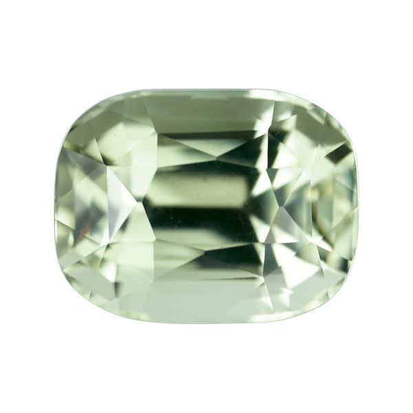 6.71	ct Apple Green	Tourmaline Cushion Natural Unheated