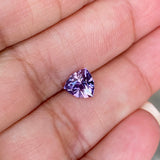 1.55 ct Orangish Violet Sapphire Trillion Natural Unheated Sri Lanka