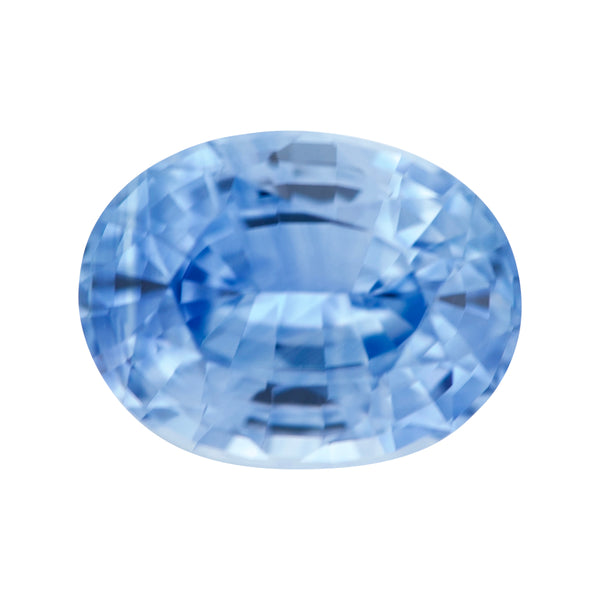 Blue Oval Ceylon Sapphire Heated Gemstone