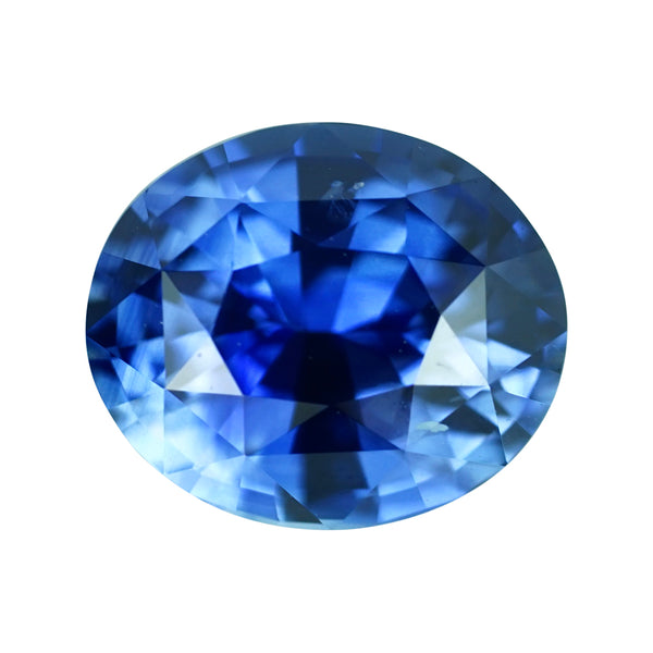 2.02 ct Vivid Blue Sapphire Oval Natural Heated