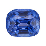 3.51 ct Vivid Blue Ceylon Sapphire Cushion Cut Heated Natural Gem