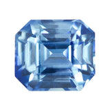 2.40 ct Blue Sapphire Emerald Cut Natural Heated