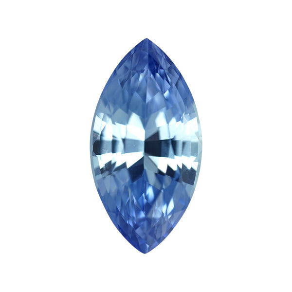 2.74 ct Medium Blue Sapphire Marquise Natural Unheated
