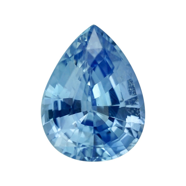 2.64 ct Blue Sapphire Pear Natural Unheated