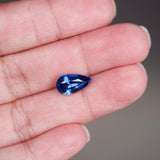 3.56 ct Blue Sapphire Ceylon Pear Heated GIA Certified