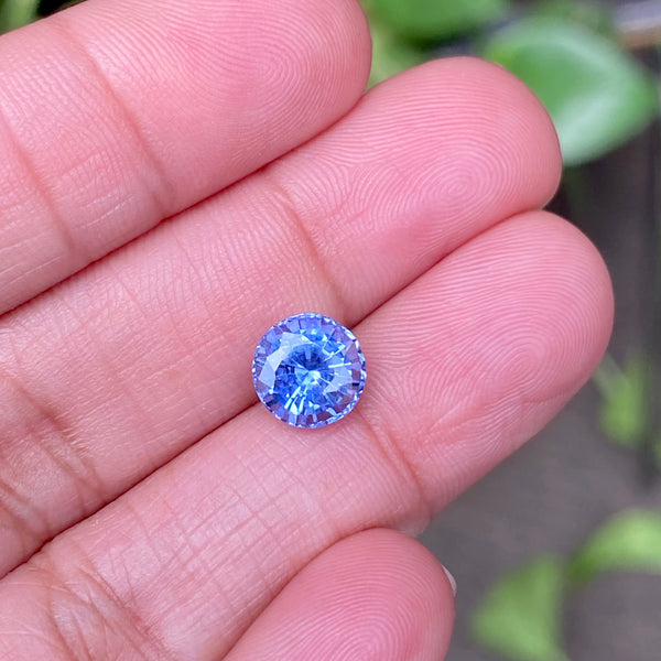 2.43 ct Blue Sapphire Round Natural Unheated Sri Lanka