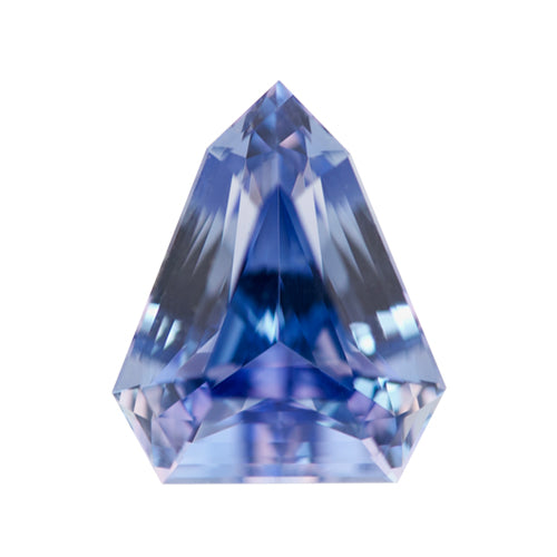 3.12 ct Cornflower Blue Sapphire Shield Cut Unheated Gem