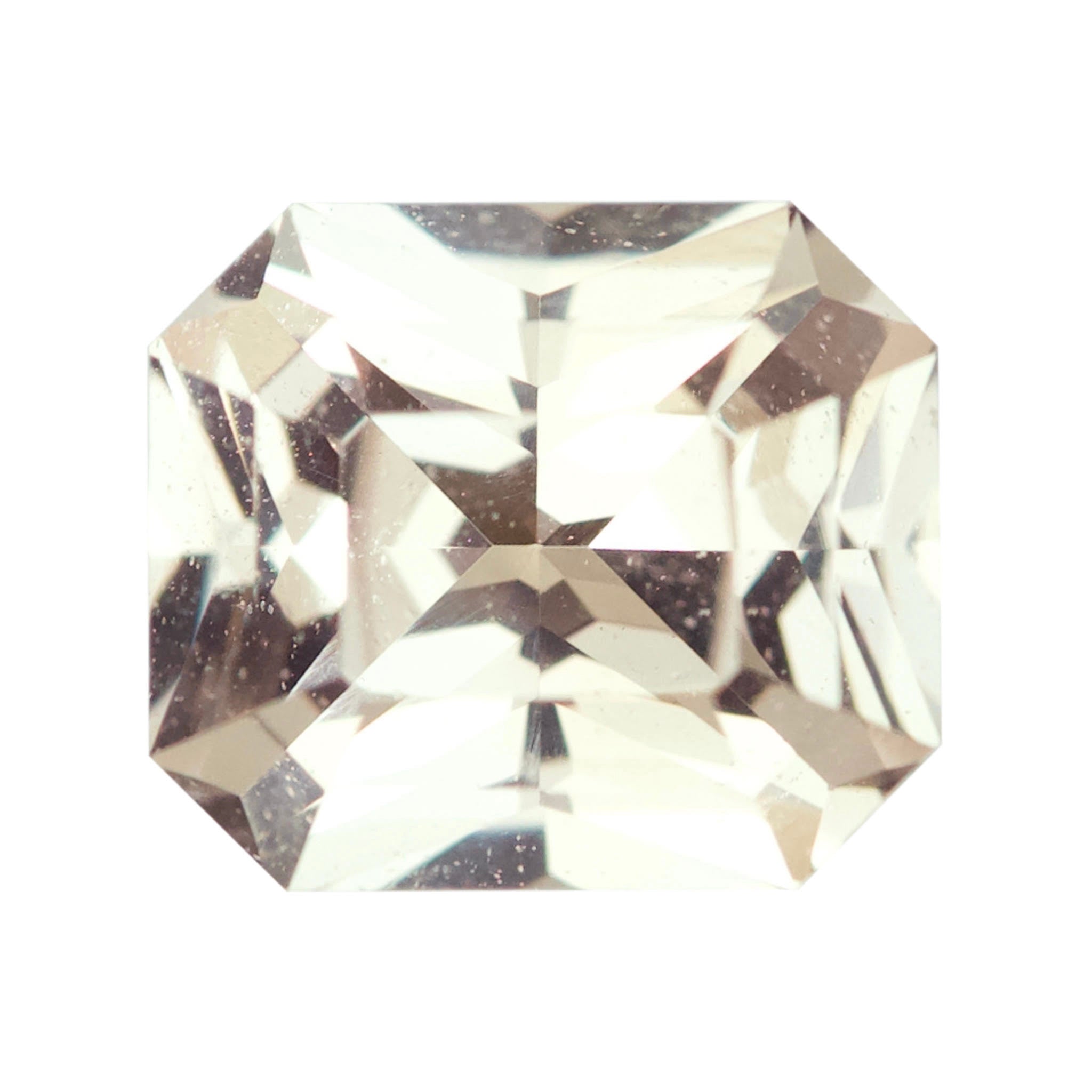 2.21 ct Champagne Sapphire Radiant Cut Natural Heated Gems