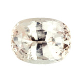 3.21 ct Champagne Yellow Sapphire Cushion Natural Unheated