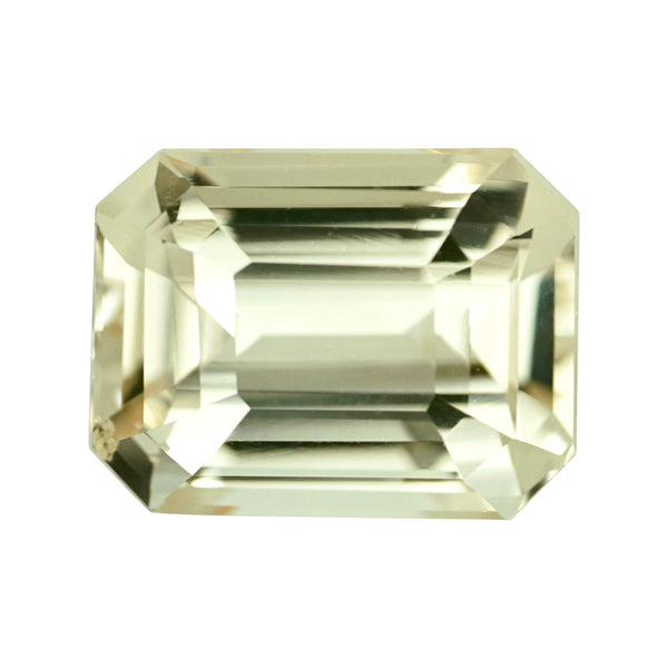 2.03 ct Champagne Yellow Sapphire Emerald Cut Natural Unheated