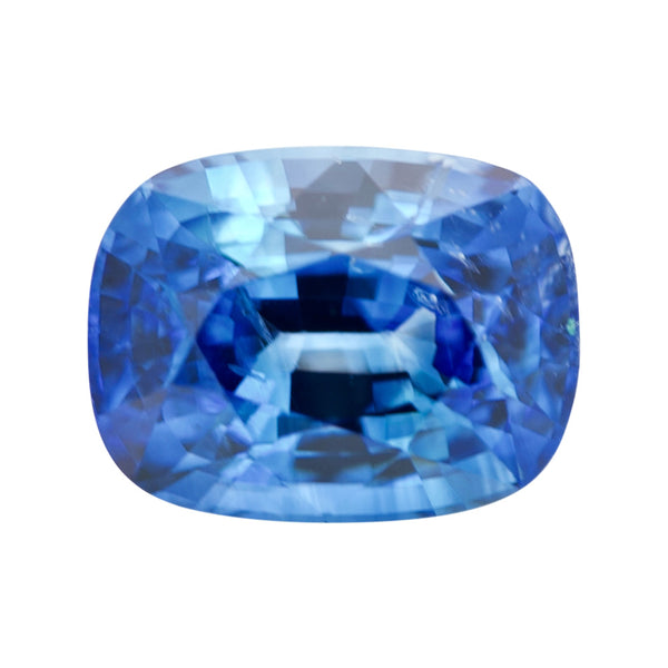 1.95 ct Blue Cushion Sapphire Heated Gemstone
