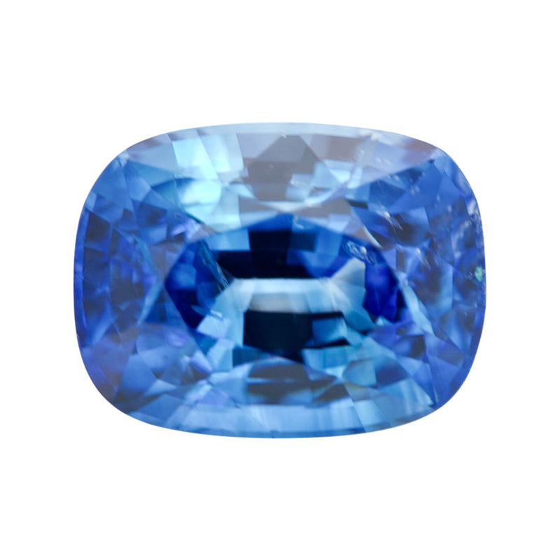 1.95 ct Blue Cushion Sapphire Heated Gemstone