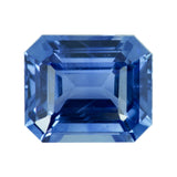 2.55 ct Denim Blue Sapphire Emerald Cut Natural Heated