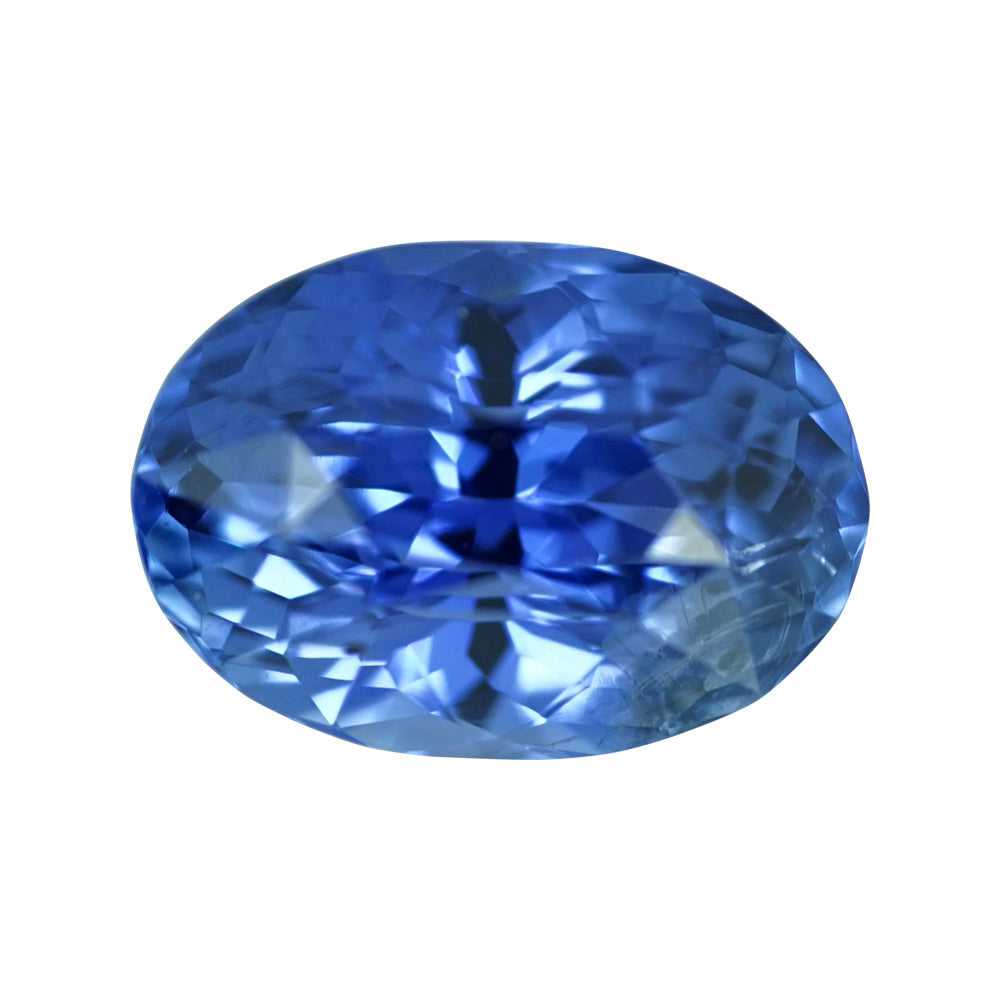 1.76 ct Cornflower Blue Sapphire Oval Shape Natural Unheated