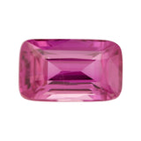 Purplish Pink Cushion Cut Sapphire Heated GIA Gemstone