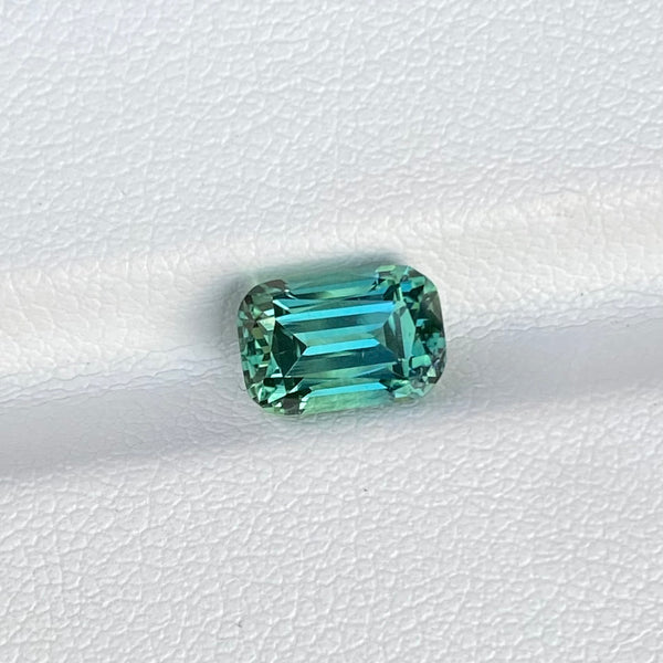 2.09 ct	Teal Blue Green	Tourmaline Cushion Cut	Natural