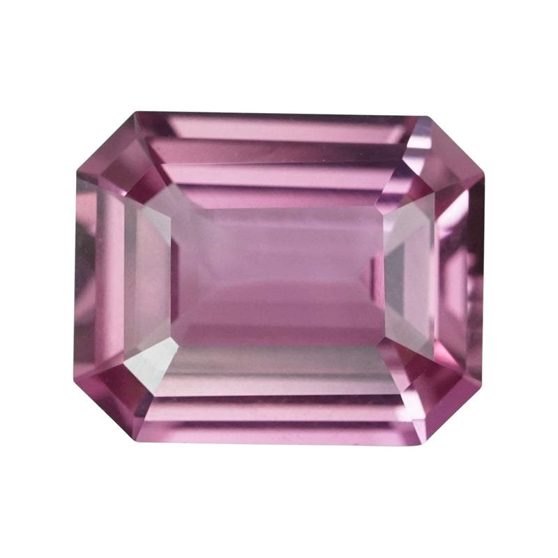 2.55 ct Dusky Pink Sapphire Emerald Cut Natural GIA Certified Unheated