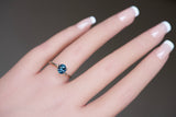 1.55 ct Greenish Blue Oval Madagascar Sapphire Heated Gem