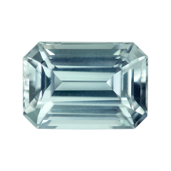 4.15 ct Ceylon Grey Sapphire Emerald Cut  Natural Heated