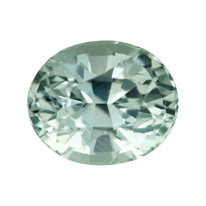 1.73 ct Mint Green Sapphire Oval Natural Unheated