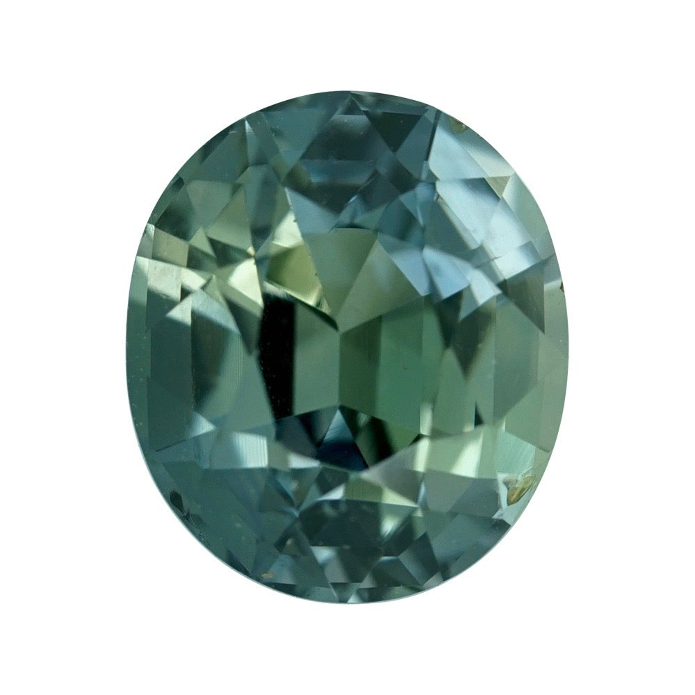2.04 ct Teal Parti Sapphire Oval Shape Natural Unheated Gems