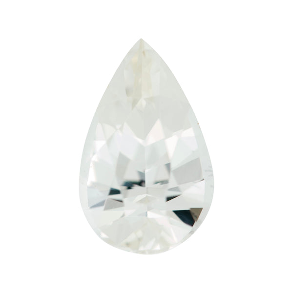 Light Yellow Pear Ceylon Sapphire Unheated Gemstone