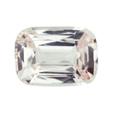 1.51 ct Light Peach Sapphire Cushion Natural Heated