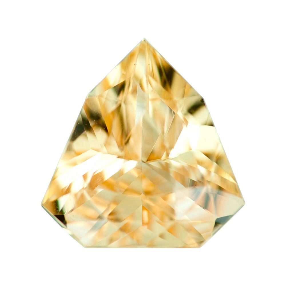 1.53 ct Ceylon Peach Sapphire Shield Cut Natural Heated

