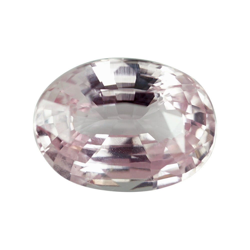 2.04 ct Peach Lite Pink Sapphire Oval Shape Natural Unheated