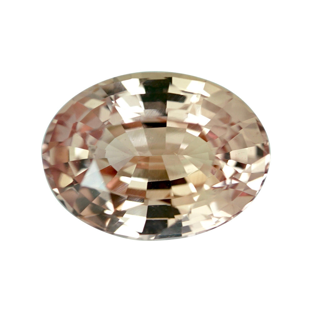 2.06 ct Peach Sapphire Oval Natural Unheated Gems