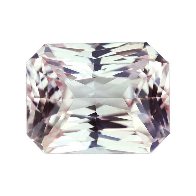 2.51 ct Ceylon light pinkish-peach Sapphire Radiant Natural Unheated