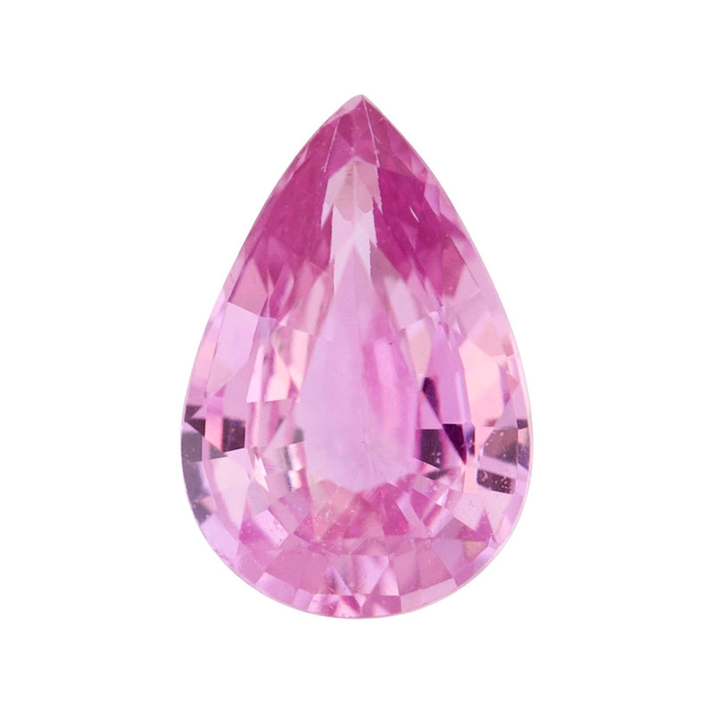 1.10 ct Pink Sapphire Pear Natural Unheated Madagascar