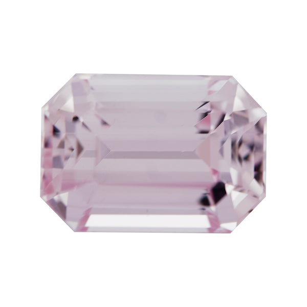 Pink Emerald Cut Ceylon Sapphire Unheated Gem