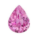 tear shaped pink natural sapphire in 1 ct