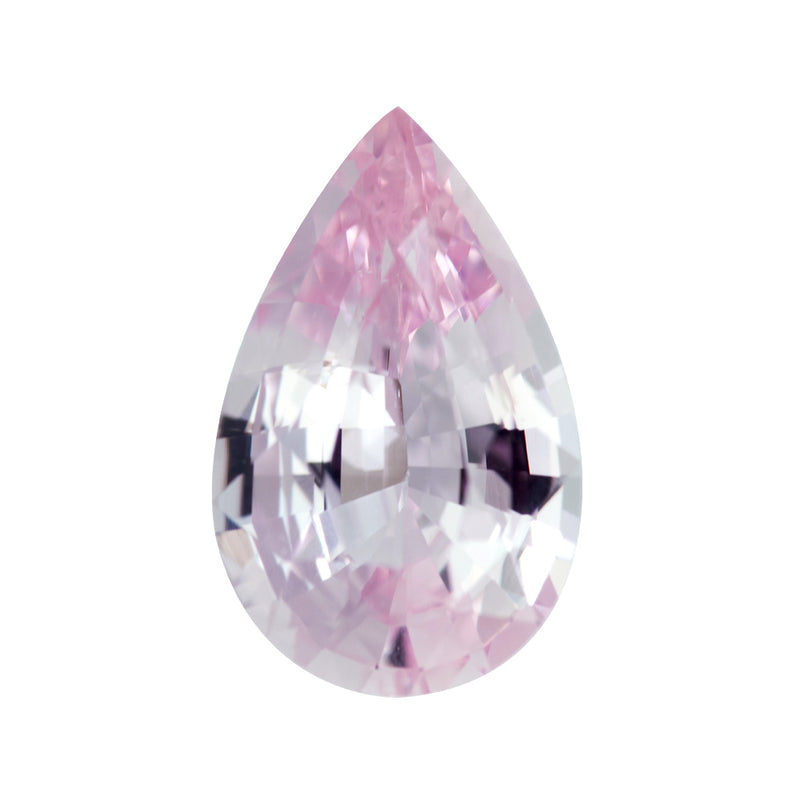 1.14 ct Pastel Pink Sapphire Pear Natural Unheated
