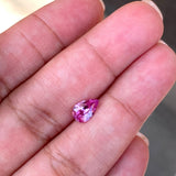 1.10 ct Pink Sapphire Pear Natural Unheated Madagascar